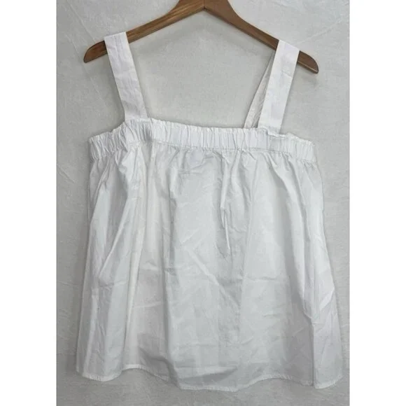 Gap Women's White Tank Top Size Medium Tall NWT - Picture 4 of 10